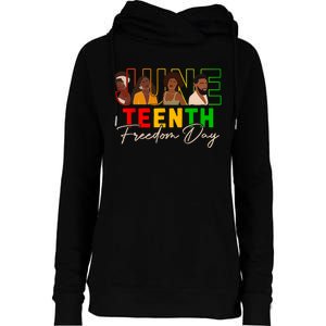 Juneteenth Shirts Women Men Black Power Black Freedom 1865 Womens Funnel Neck Pullover Hood