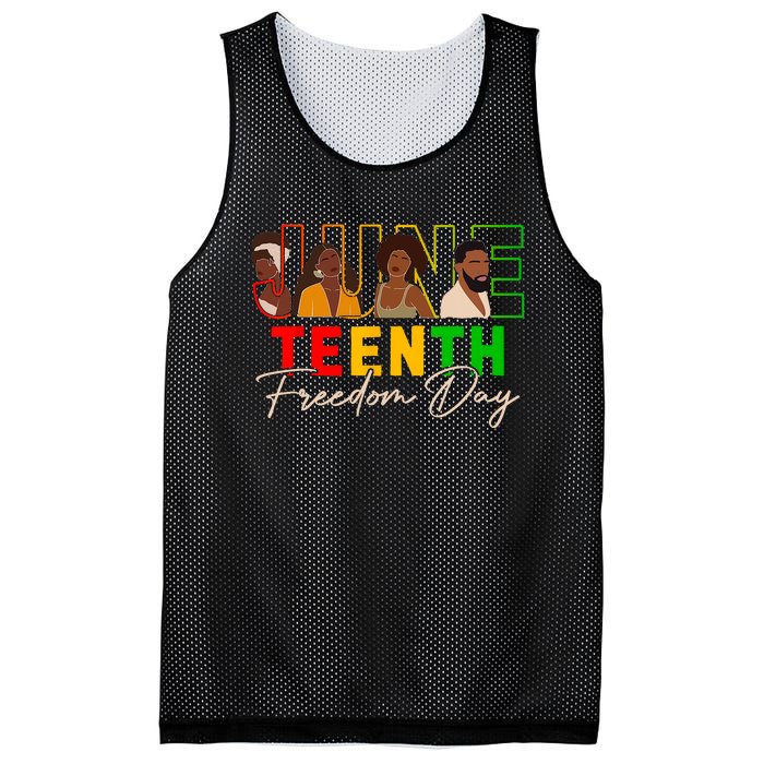 Juneteenth Shirts Women Men Black Power Black Freedom 1865 Mesh Reversible Basketball Jersey Tank