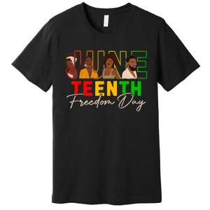 Juneteenth Shirts Women Men Black Power Black Freedom 1865 Premium T-Shirt