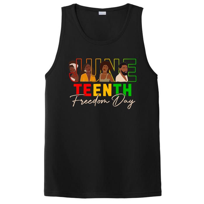 Juneteenth Shirts Women Men Black Power Black Freedom 1865 PosiCharge Competitor Tank