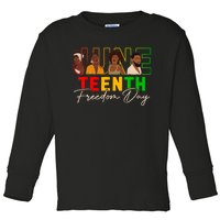 Juneteenth Shirts Women Men Black Power Black Freedom 1865 Toddler Long Sleeve Shirt