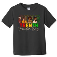 Juneteenth Shirts Women Men Black Power Black Freedom 1865 Toddler T-Shirt