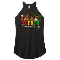 Juneteenth Shirts Women Men Black Power Black Freedom 1865 Women's Perfect Tri Rocker Tank