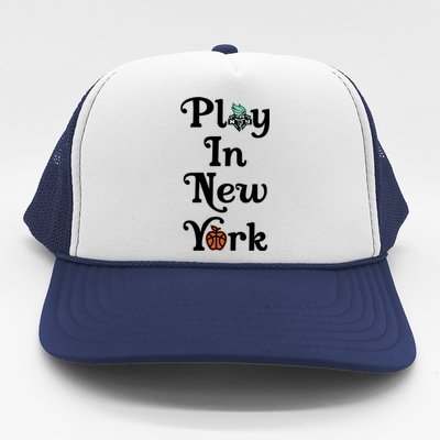 Jason Sudeikis Wearing Play In New York Trucker Hat