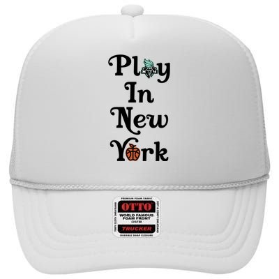 Jason Sudeikis Wearing Play In New York High Crown Mesh Back Trucker Hat