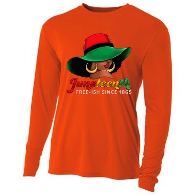 Juneteenth Shirts Women Celebrating Black Freedom Day 1865 Cooling Performance Long Sleeve Crew