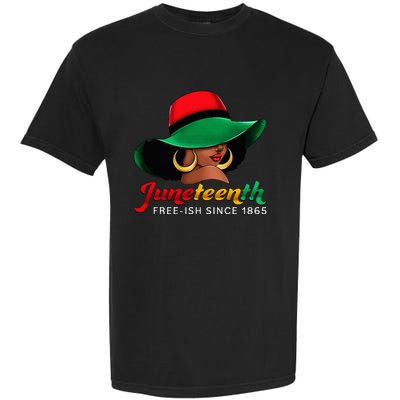 Juneteenth Shirts Women Celebrating Black Freedom Day 1865 Garment-Dyed Heavyweight T-Shirt