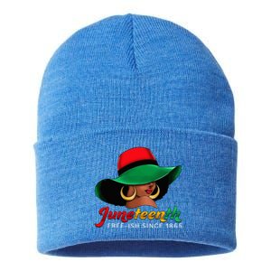 Juneteenth Shirts Women Celebrating Black Freedom Day 1865 Sustainable Knit Beanie