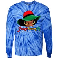 Juneteenth Shirts Women Celebrating Black Freedom Day 1865 Tie-Dye Long Sleeve Shirt