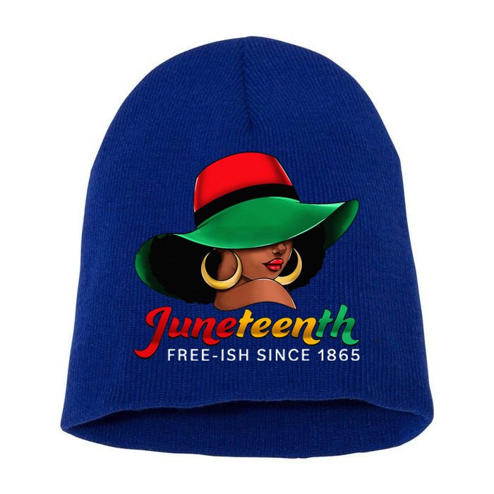 Juneteenth Shirts Women Celebrating Black Freedom Day 1865 Short Acrylic Beanie