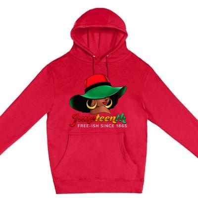 Juneteenth Shirts Women Celebrating Black Freedom Day 1865 Premium Pullover Hoodie