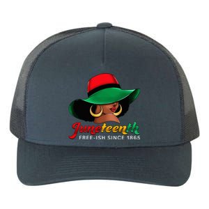 Juneteenth Shirts Women Celebrating Black Freedom Day 1865 Yupoong Adult 5-Panel Trucker Hat