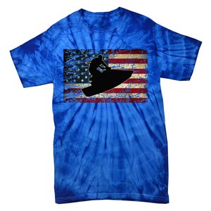 Jet Ski With American USA Flag Jetski Tie-Dye T-Shirt