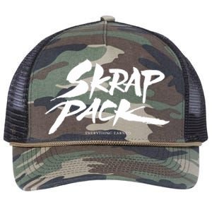 Jake Shields Wearing Skrap Pack Everything Earned Retro Rope Trucker Hat Cap