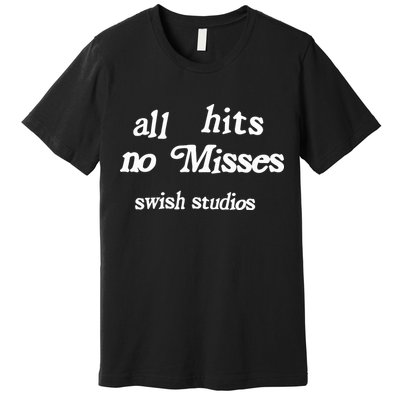 Jalen Suggs Wearing All Hits No Misses Swish Studios Premium T-Shirt