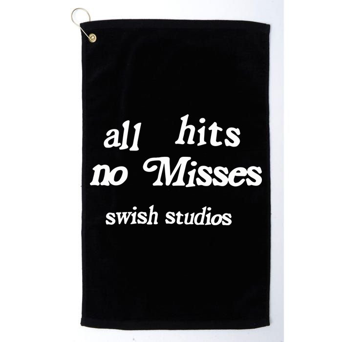 Jalen Suggs Wearing All Hits No Misses Swish Studios Golf Towel