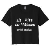 Jalen Suggs Wearing All Hits No Misses Swish Studios Women's Crop Top Tee
