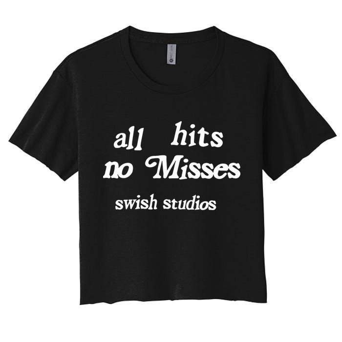 Jalen Suggs Wearing All Hits No Misses Swish Studios Women's Crop Top Tee