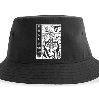 Japanese Samurai Warrior Bushido Code Swordsmen Sustainable Bucket Hat