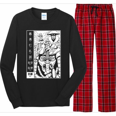 Japanese Samurai Warrior Bushido Code Swordsmen Long Sleeve Pajama Set