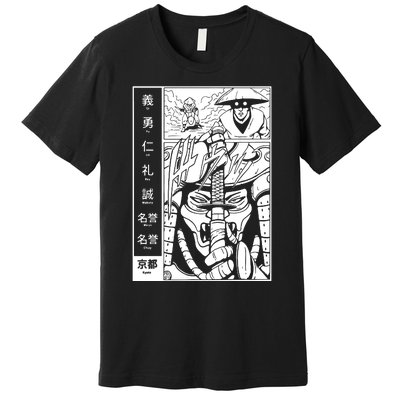 Japanese Samurai Warrior Bushido Code Swordsmen Premium T-Shirt