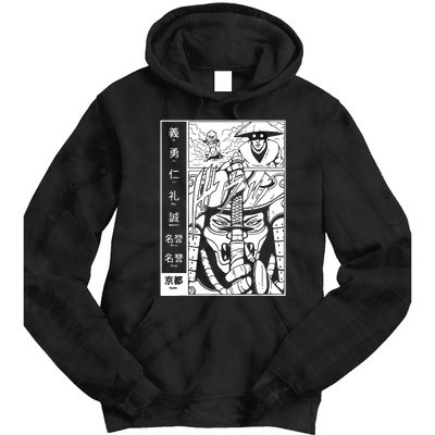 Japanese Samurai Warrior Bushido Code Swordsmen Tie Dye Hoodie