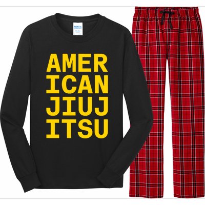 Jake Shields Wearing Amer Ican Jiuj Itsu Long Sleeve Pajama Set