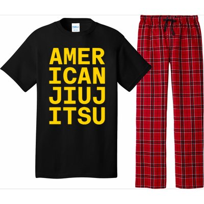 Jake Shields Wearing Amer Ican Jiuj Itsu Pajama Set