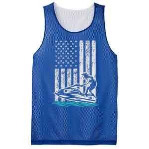 Jet Skiing Water Ski Athletic Usa American Flag Gift Mesh Reversible Basketball Jersey Tank