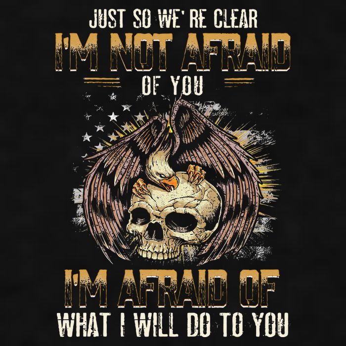 Just So We're Clear I'm Not Afraid Of You Ladies PosiCharge Tri-Blend Wicking Tank