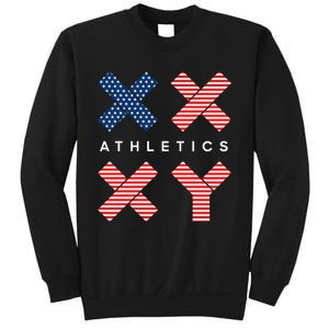 Jennifer Sey Xx Xy Athletics Flag Usa Sweatshirt