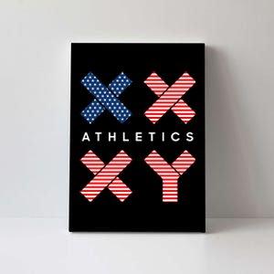 Jennifer Sey Xx Xy Athletics Flag Usa Canvas