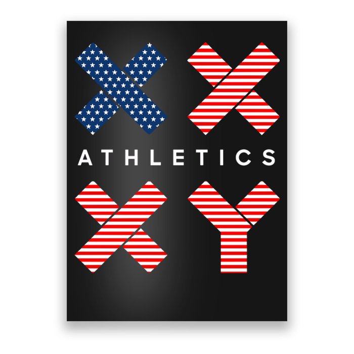 Jennifer Sey Xx Xy Athletics Flag Usa Poster