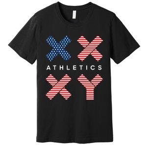 Jennifer Sey Xx Xy Athletics Flag Usa Premium T-Shirt