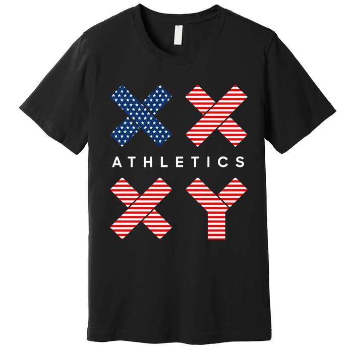 Jennifer Sey Xx Xy Athletics Flag Usa Premium T-Shirt