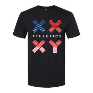 Jennifer Sey Xx Xy Athletics Flag Usa Softstyle CVC T-Shirt