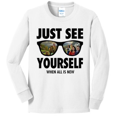 Just See Yourself Jw Best Life Ever Kids Long Sleeve Shirt