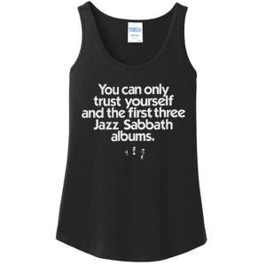 Jazz Sabbath You Can Only Trust Yourself Ladies Essential Tank