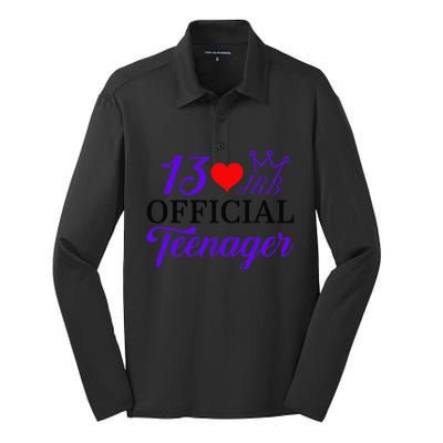 Jrb Turns 13 Silk Touch Performance Long Sleeve Polo