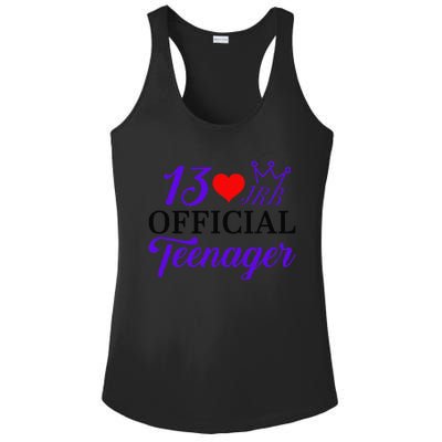 Jrb Turns 13 Ladies PosiCharge Competitor Racerback Tank