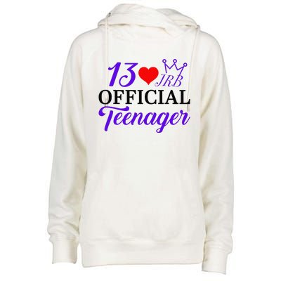 Jrb Turns 13 Womens Funnel Neck Pullover Hood