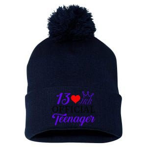 Jrb Turns 13 Pom Pom 12in Knit Beanie