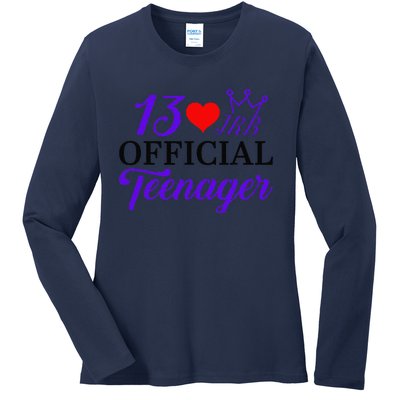 Jrb Turns 13 Ladies Long Sleeve Shirt