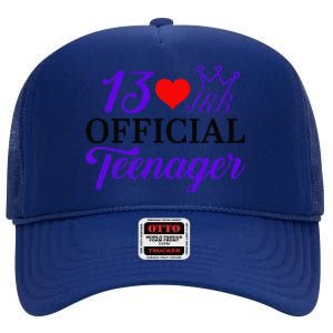 Jrb Turns 13 High Crown Mesh Back Trucker Hat