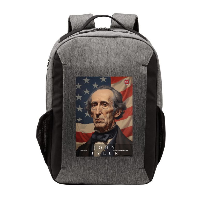 John Tyler 10th President Of The United States Portrait Vector Backpack