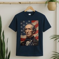 John Tyler 10th President Of The United States Portrait T-Shirt