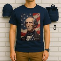 John Tyler 10th President Of The United States Portrait T-Shirt