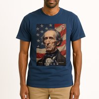 John Tyler 10th President Of The United States Portrait Tall T-Shirt