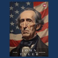 John Tyler 10th President Of The United States Portrait Tall T-Shirt