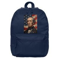 John Tyler 10th President Of The United States Portrait 16 in Basic Backpack